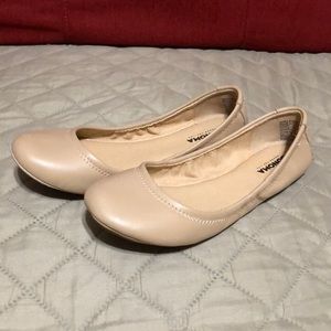 Sonoma Nude Leather Slip On’s